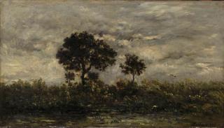 Charles-François Daubigny - La Mare aux Cigognes