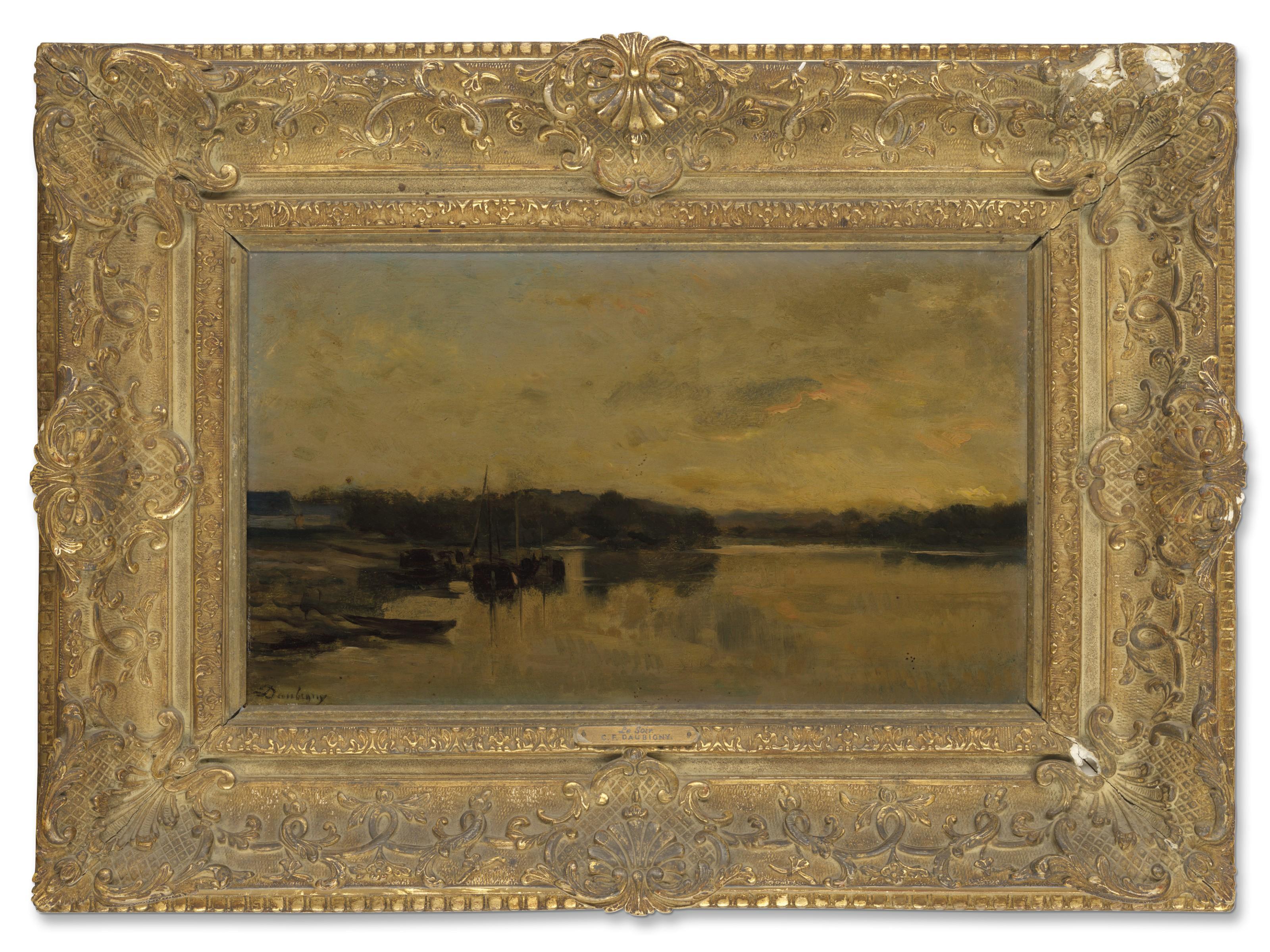 Charles-François Daubigny - La Rivière, Le Soir