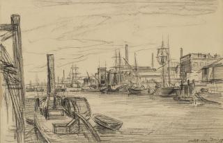 Charles François Daubigny - La Tamise aux environs de Londres