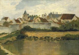 Charles-Francois Daubigny - Le Village, Auvers-sur-Oise