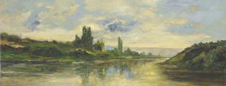 Charles-François Daubigny - Les Bords de la Seine, près des Andelys