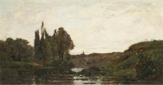 Charles-François Daubigny - Les bords de l\'Oise