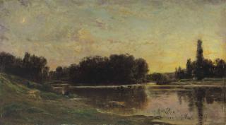 Charles-François Daubigny - Les Laveuses au bord de l\'Oise