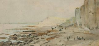 Charles François Daubigny - The Cliffs At Étretat