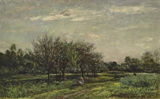 Charles-Francois Daubigny - Un sentier, fin du mois de mai