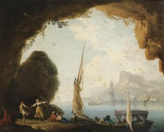 Charles-François Grenier de Lacroix - Danseurs Au Bord De La Mer