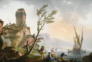 Charles François Grenier de Lacroix - Mediterranean Landscape
