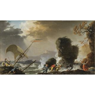 Charles François Grenier de Lacroix - Scène De Sauvetage