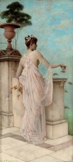 Charles Frederick Lowcock, R.B.A. - On the terrace