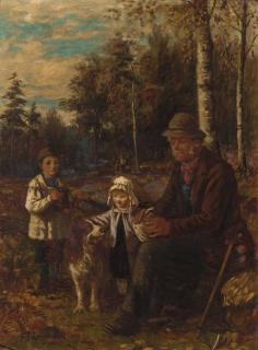 Charles Frederick Lowcock, R.B.A. - The woodman