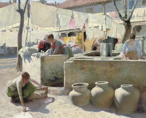 Charles Frederick Ulrich - Washerwomen