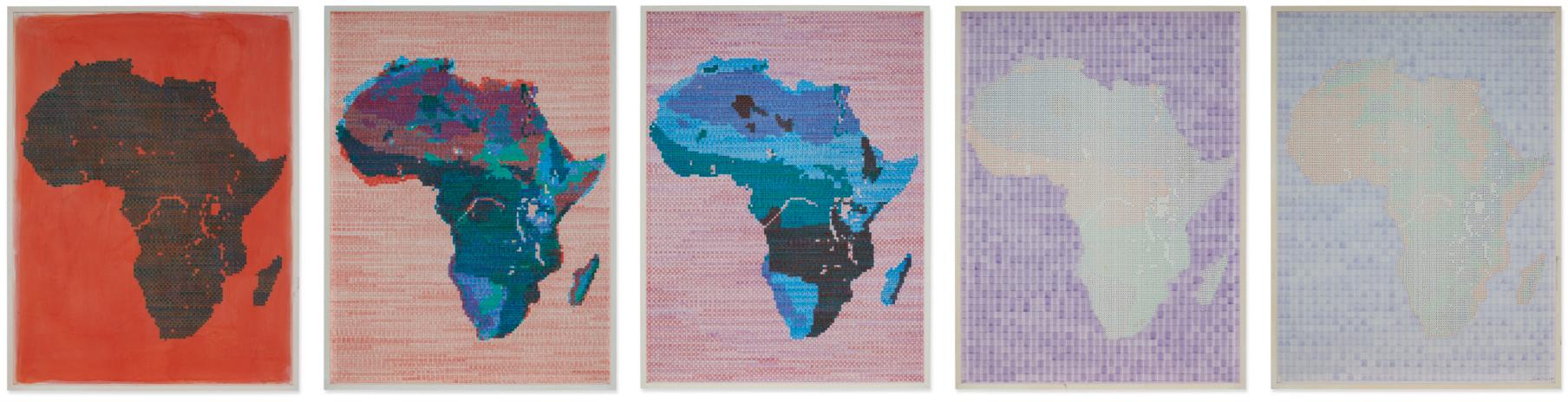 Charles Gaines - Africa And Numbers