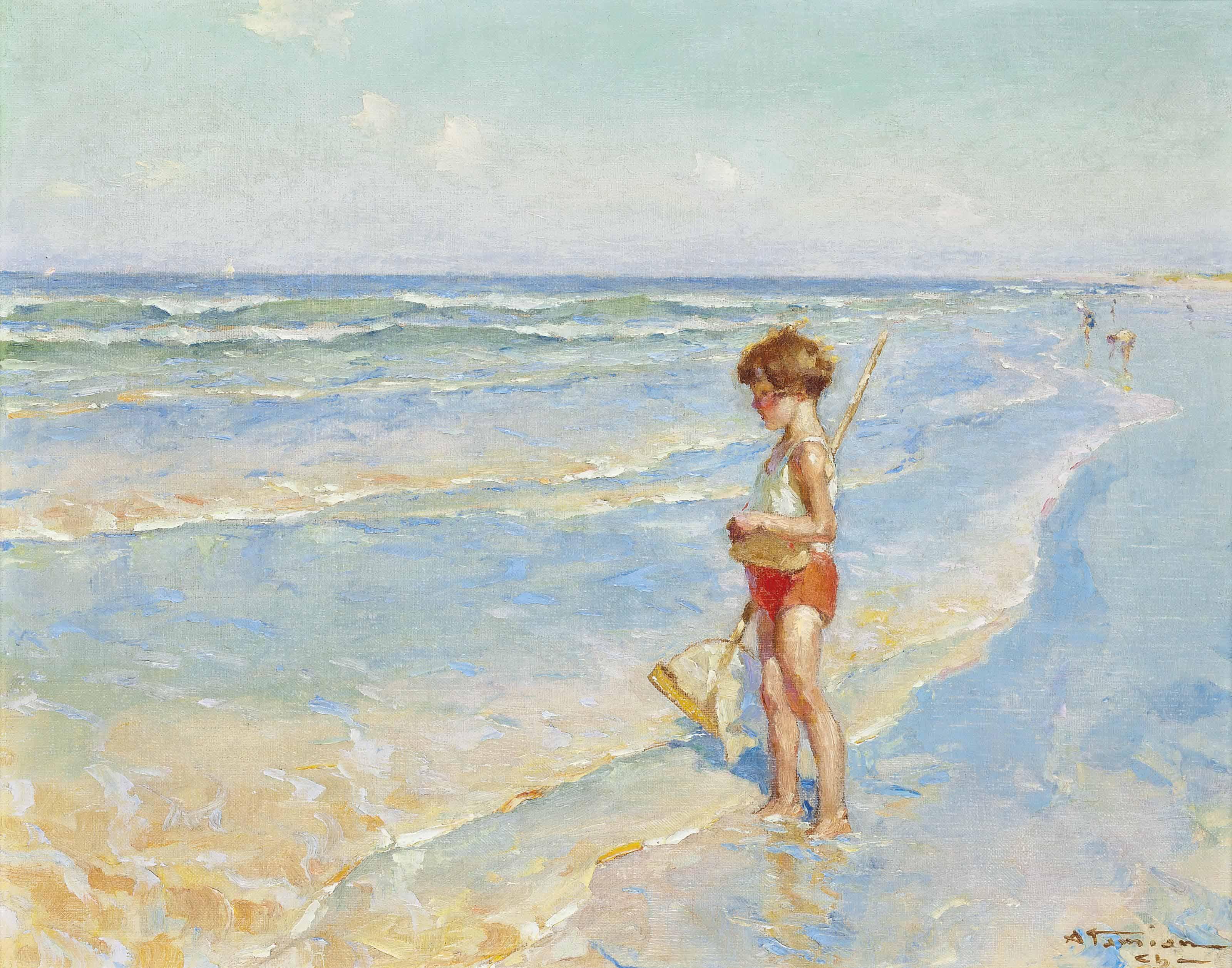 Charles Garabed Atamian - A la pêche