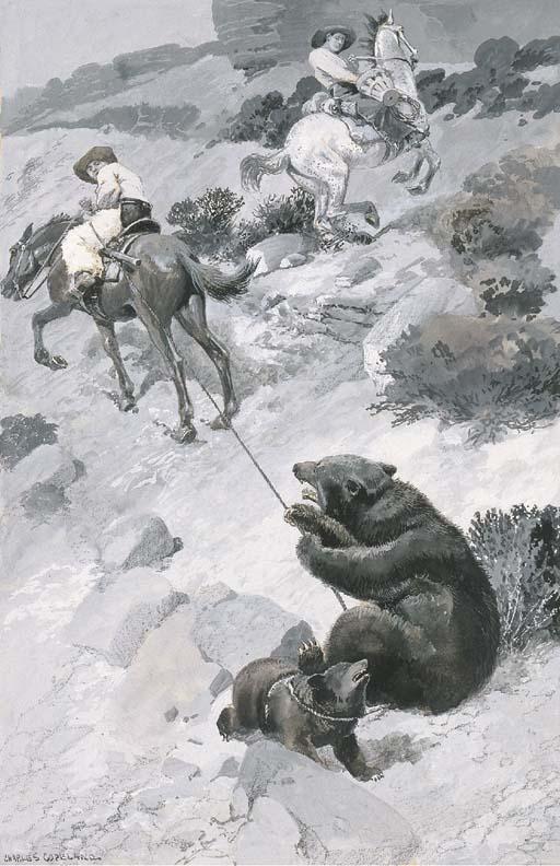 Charles George Copeland - Cowboys at Work