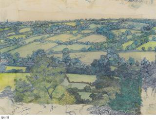 Charles Ginner, A.R.A. - Applehayes;  and  Wych Platt