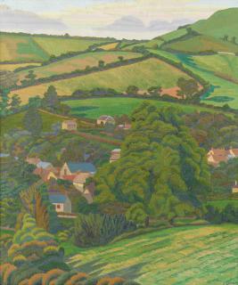Charles Ginner A.R.A. - Chideock, Dorset