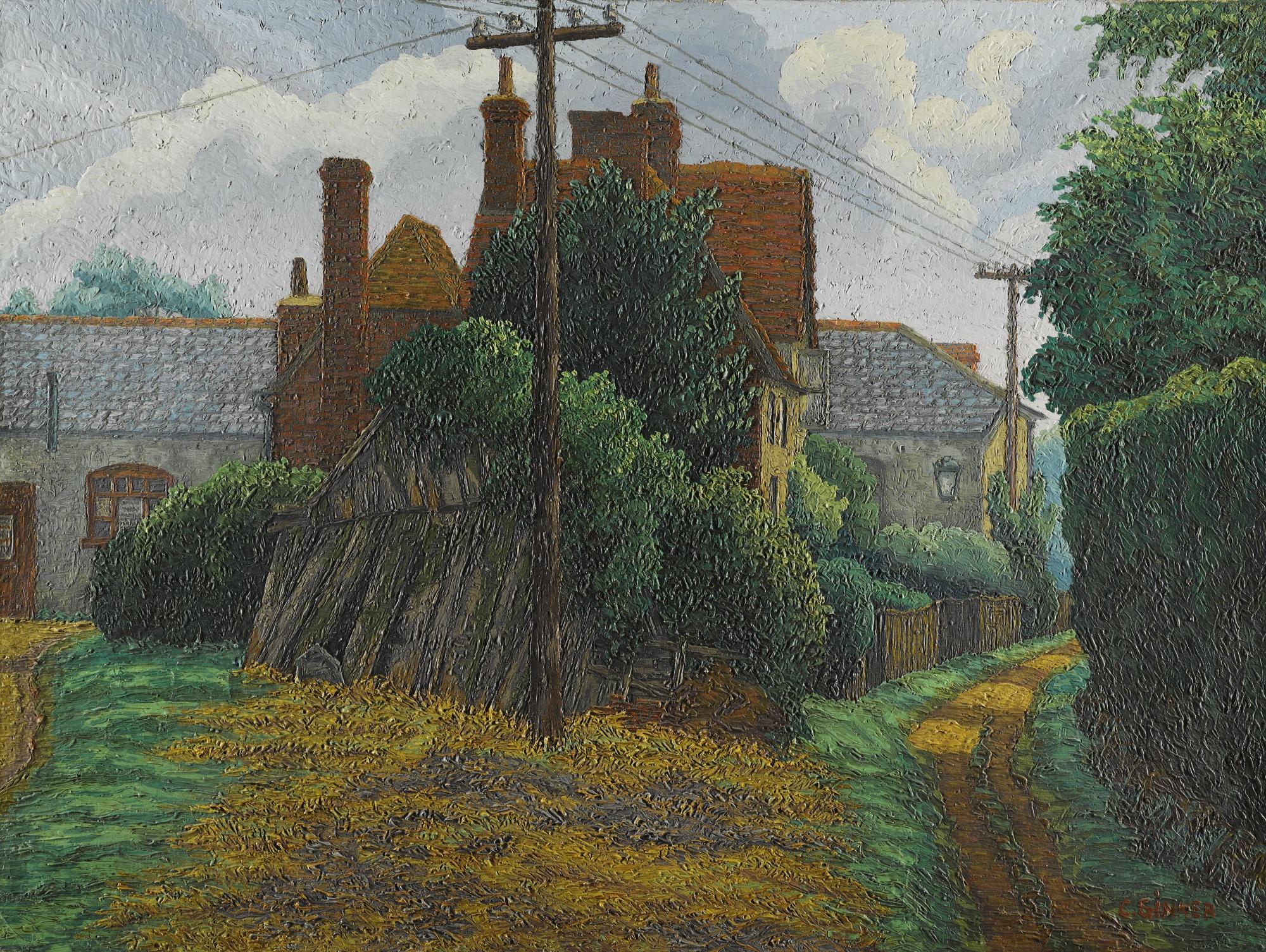 Charles Ginner, A.R.A. - Cottages At Shipley