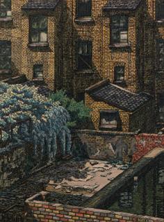 Charles Ginner, A.R.A. - Deserted Houses, Pimlico