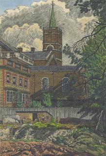 Charles Ginner, A.R.A. - Hampstead Church