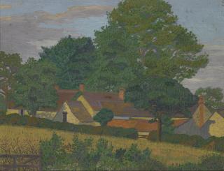 Charles Ginner, A.R.A. - Houses In A Village