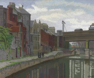 Charles Ginner, A.R.A. - Old Houses, Bath