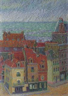 Charles Ginner, A.R.A. - Rooftops, Le Havre