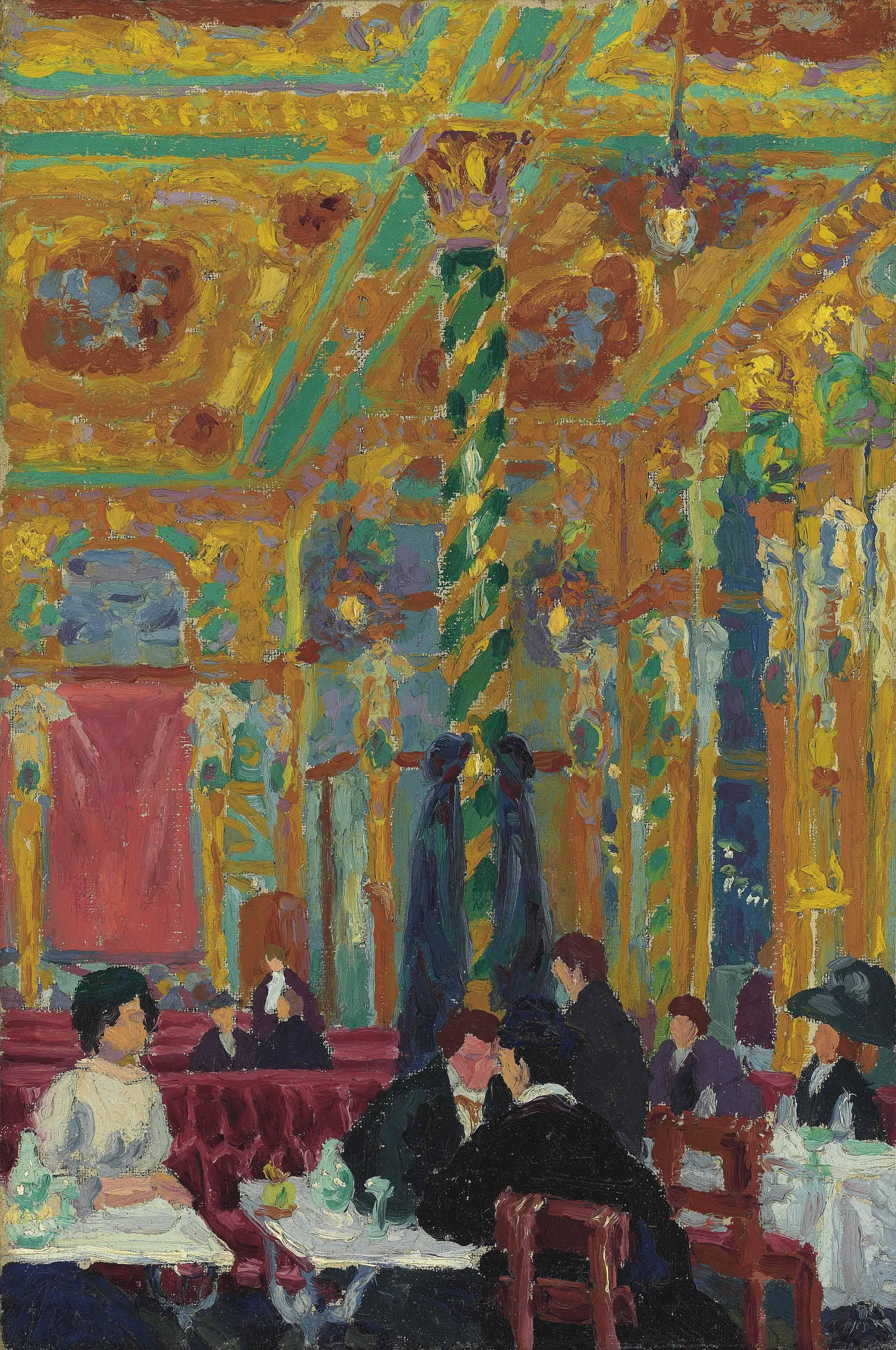 Charles Ginner, A.R.A. - The Café Royal