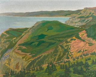 Charles Ginner, A.R.A. - The Dorset Cliffs