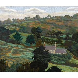 Charles Ginner, A.R.A. - Wych Platt, Devon, 1925