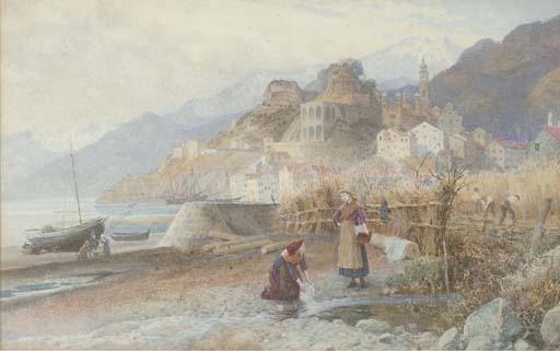 Charles Gregory - Washerwomen on the Italian coast