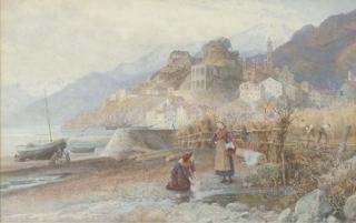 Charles Gregory - Washerwomen on the Italian coast