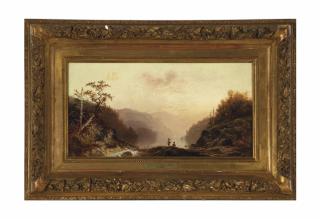 Charles H. Chapin - Sunrise On The Hudson Valley