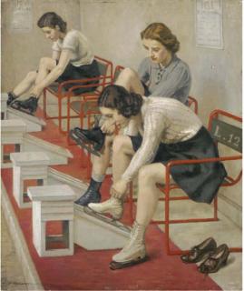 Charles H. H. Burleigh - A day at the ice rink