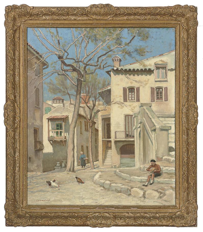 Charles H. H. Burleigh - The town square