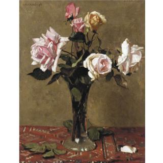 Charles H. H. Burleigh - Vase Of Flowers