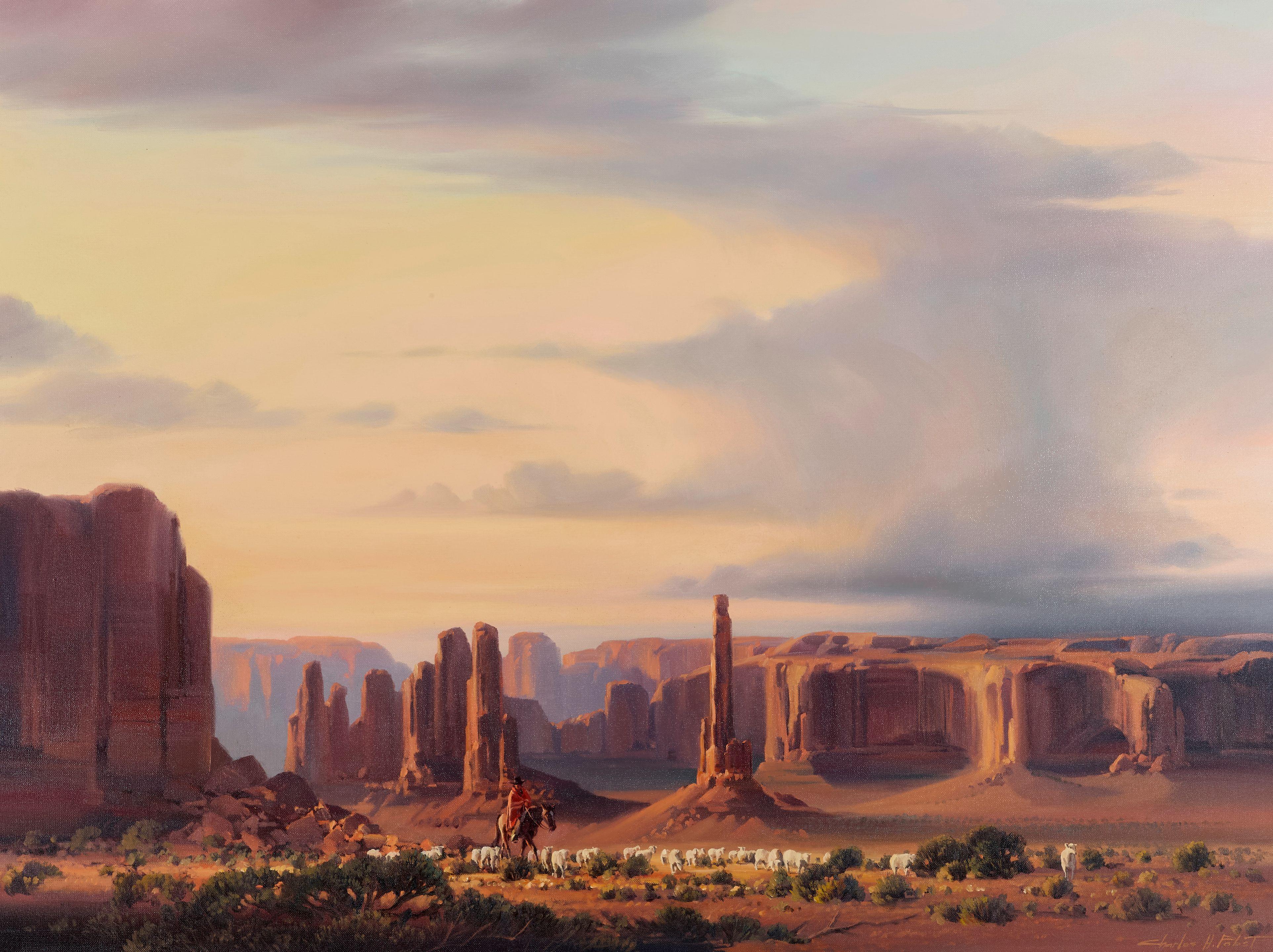 Charles H. Pabst - The Morning Light 30 x 40 in. framed 40 x 50 in.