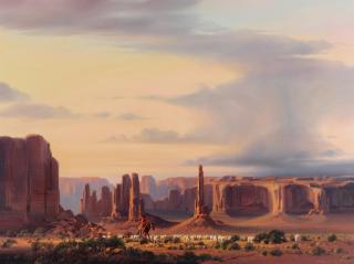 Charles H. Pabst - The Morning Light 30 x 40 in. framed 40 x 50 in.