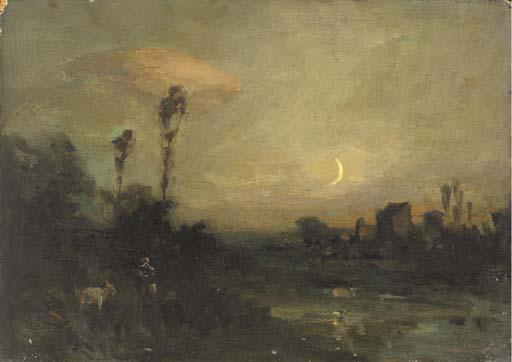 Charles H. Woolford - The crescent moon