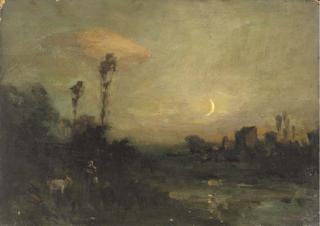 Charles H. Woolford - The crescent moon