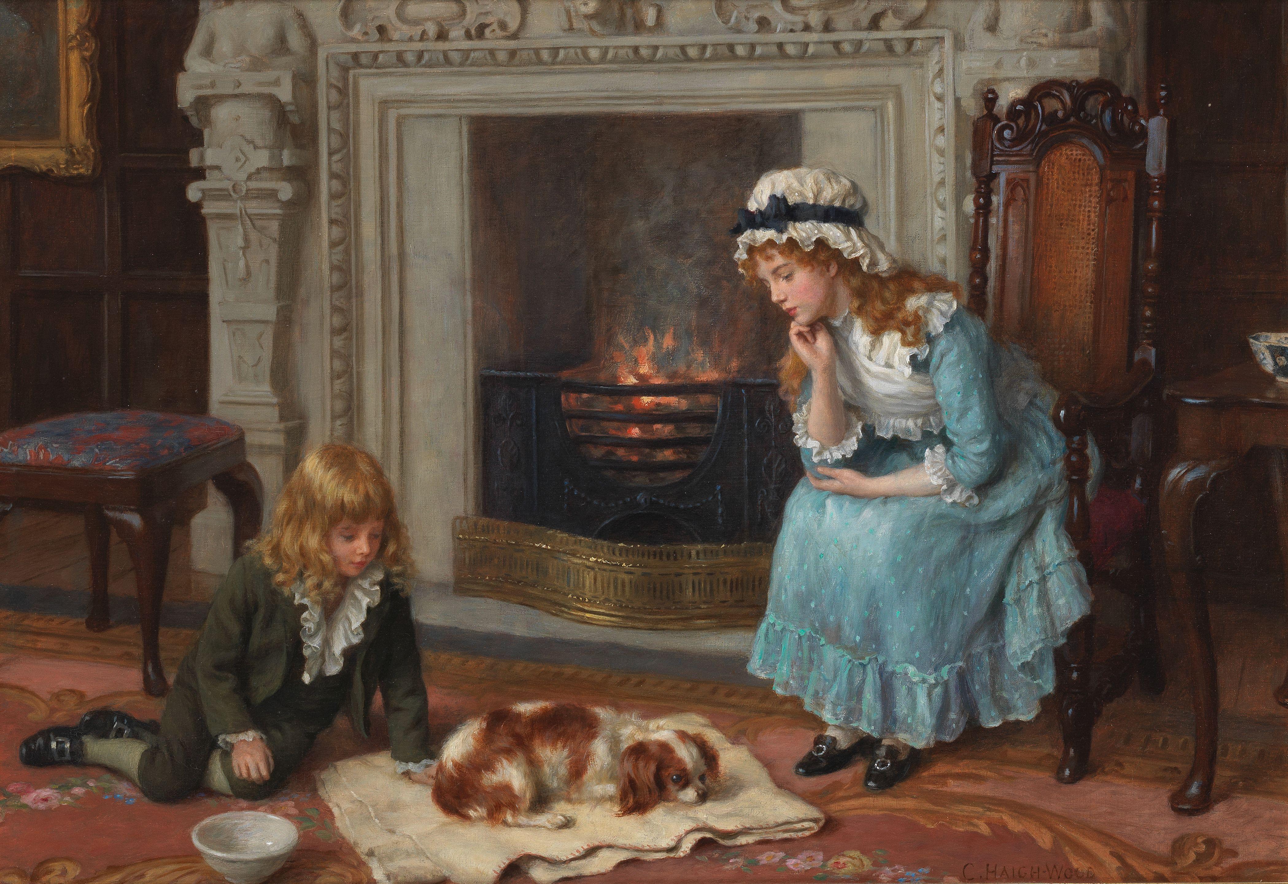 Charles Haigh-Wood - A favourite pet