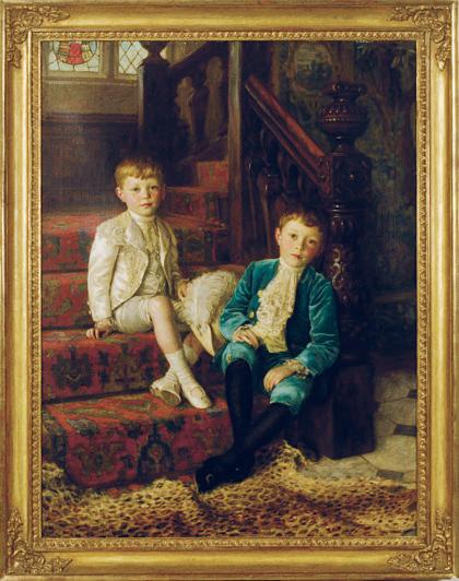 Charles Haigh-Wood - Double portrait of the brothers Bertram and John Leslie Horridge