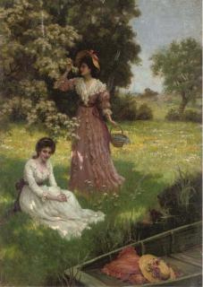 Charles Haigh-Wood - Spring blossoms