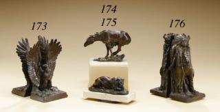 Charles Harry Humphriss - Eagle Bookends; a pair
