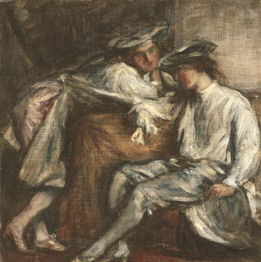 Charles Hazelwood Shannon, R.A. - Brown and Silver