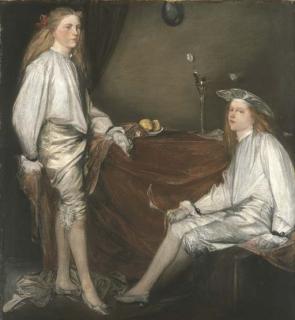 Charles Hazelwood Shannon, R.A. - Rose and Blanche (Les Marmitons)