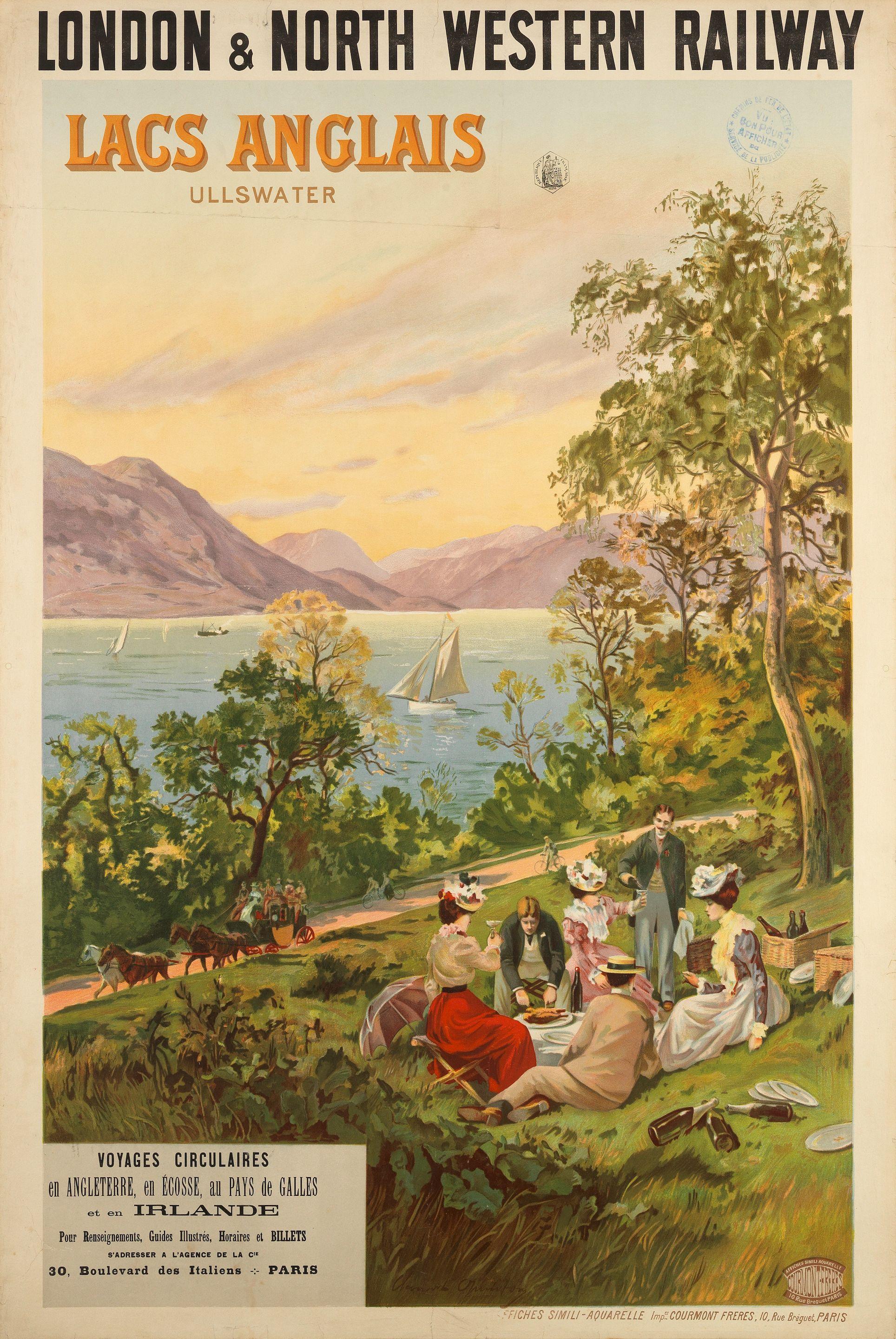 Charles Henri Clément Quinton - Lacs Anglais, London & North Western Railway, Ullswater