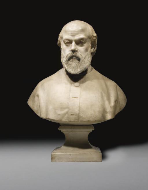 Charles-Henri-Joseph Cordier - Buste En Marbre De Firmin Gillot (1819 - 1872)