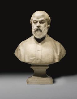 Charles-Henri-Joseph Cordier - Buste En Marbre De Firmin Gillot (1819 - 1872)