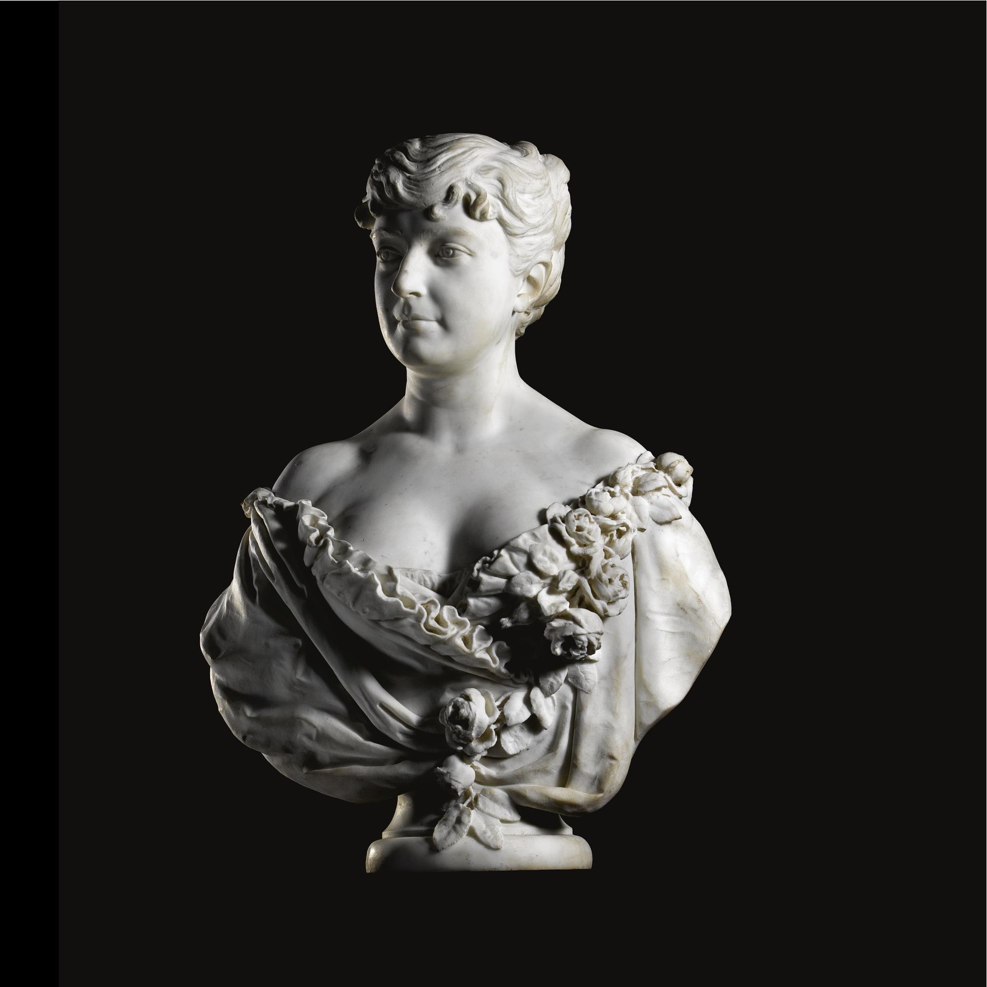 Charles-Henri-Joseph Cordier - French Buste De Femme