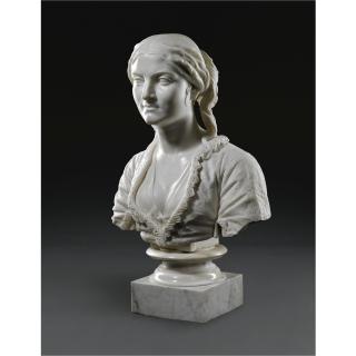 Charles-Henri-Joseph Cordier - French Jeune Femme Pariote (Young Woman Of Paros)